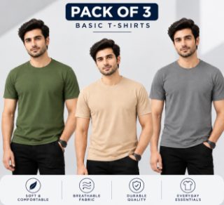 Plain t- shirts