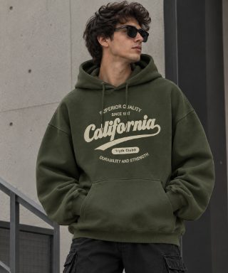 California Oversized graphic hoodie