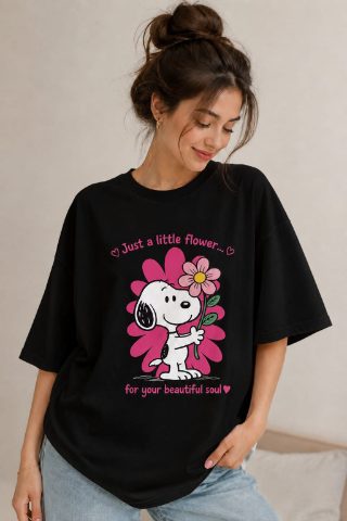 Just a flower oversized Graphic t-shirts