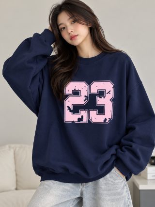 23Graphic oversized sweatshirt