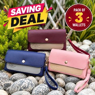 Pack of 3 clutches saving deal