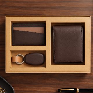 Gift set for Him – Brown Tan
