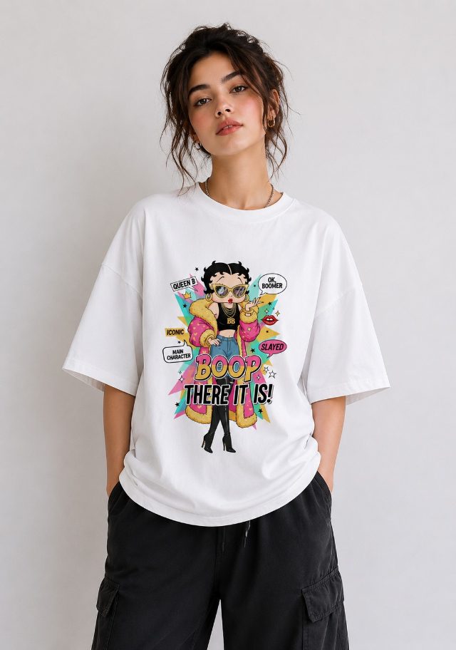  Boop Oversized Graphic T-shirts