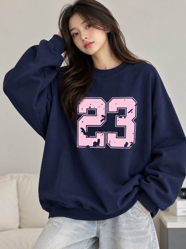 Graphic oversized sweatshirt