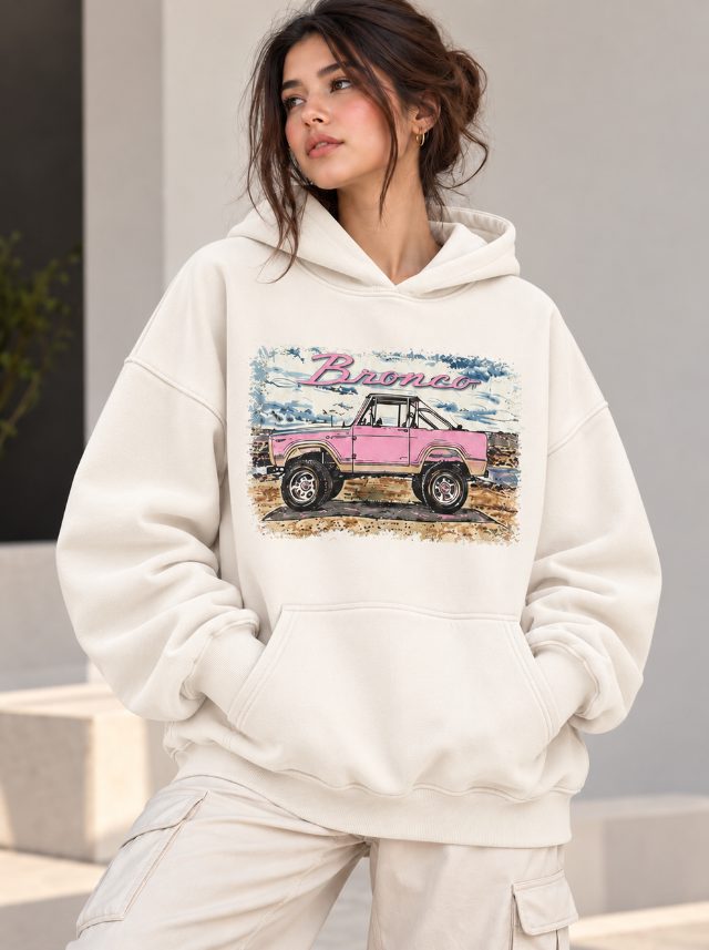 Bronco graphic oversized sweatshirt