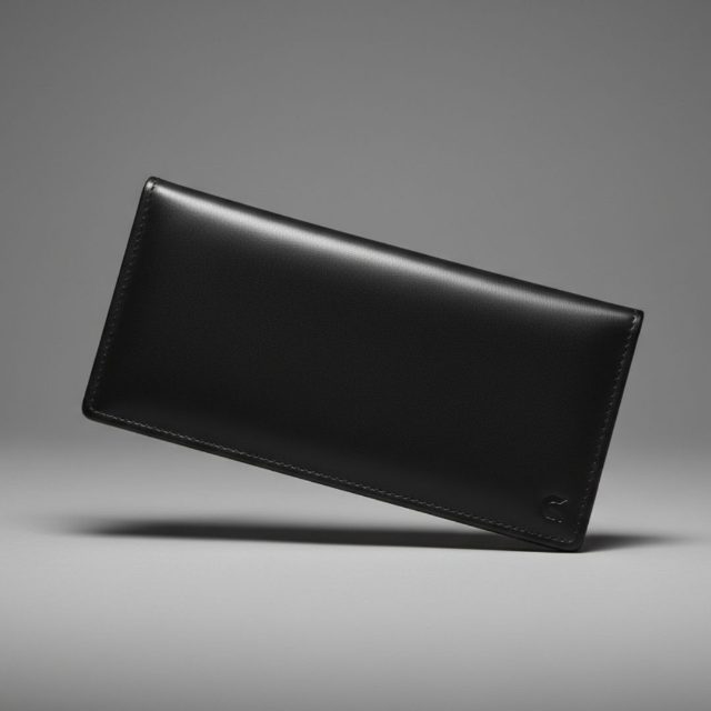 Islamabad Long Wallet – Black Off-White